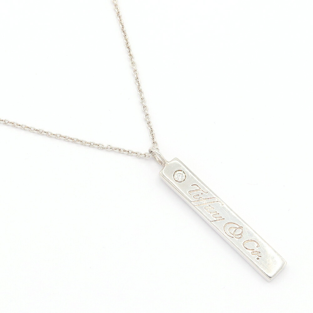 TIFFANY & CO. Silver Diamond Necklace